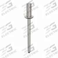 Blind Rivet,1 3/4" L,0.156" dia,PK500: Inch, 1 3/4 in Overall Lg, 7/16 in Body Lg, Dome, 500 PK (MPN U33610.015.0053). Key specifications — Brand: APPROVED VENDOR.