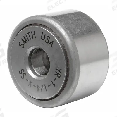 SMITH BEARING Yoke Roller: 2 in Roller Dia, Std, 1 Row, Dbl Sealed, Flat - Corrosion-Resistant Yoke Cam Followers