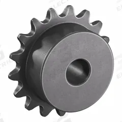 TSUBAKI Sprocket: One-Sided Hub, For Single Strands, 35, 17 Teeth, 2.041 in Pitch Dia, Steel (MPN 35B17). Key specifications — Brand: TSUBAKI.