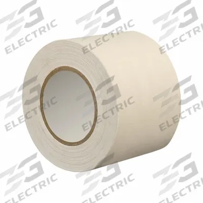 TAPECASE Electrical Tape: 4 in Wd, 60 yd Lg, 10.5 mil Thick, Uncoated Cotton Cloth - General Purpose Electrical Tape