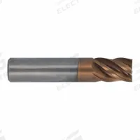 CLEVELAND Square End Mill: Carbide, T-Max Coated, 5 Flute, 5/8" Mill Dia, 1-1/4" LOC, 3-1/2" OAL (MPN C70578)