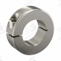 RULAND MANUFACTURING Shaft Collar: 1-Piece, Metric, Round, Clamp-On, 25 mm Bore Dia, 15 mm Collar Wd (MPN MCL-25-SS). Key specifications — attr85402: RULAND MANUFACTURING; attr666006: Metric.