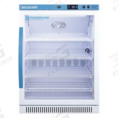 ACCUCOLD Vaccine Refrigerator: 6 cu ft, Undercounter, 2°C to 8°C, 24 3/8 in Overall Dp - Pharmacy & Vaccine Refrigerators