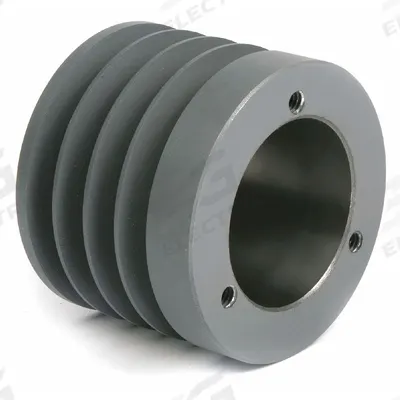 APPROVED VENDOR V-Belt Pulley: 5V465, 4 Groove, 4.65 in OD, Bushed Bore - Bushed-Bore Cast-Iron Wedge V-Belt Pulleys