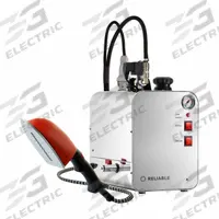 RELIABLE Pressurized Steam Cleaner With Wand: 6 hr Steam Time, 12 1/4 in Overall Lg, No Auto Shutoff (MPN 6000BU-3900IA). Key specifications — Input Voltage: 120V.