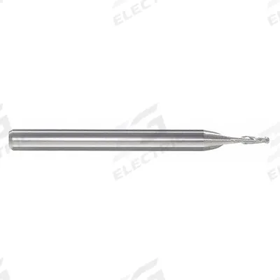 APPROVED VENDOR Ball End Mill: Carbide, 2 Flute, 1/32" Mill Dia, 1/4" LOC, 2-1/2" OAL (MPN 251-001101) - Pencil-Neck Carbide Ball End Mills