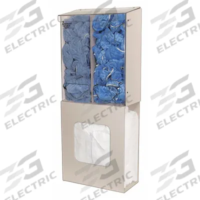 BOWMAN DISPENSERS Surgical Apparel Dispenser: 12 3/8 in Overall Wd, 6 1/2 in Overall Dp - Surgical Gown & Dressing Dispensers