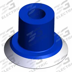 SMC Vacuum Pad: Flat, w/o Adapter, 25 mm Pad Dia, Food Grade Silicone Rubber, Blue, 17.5 mm Pad Ht (MPN ZP3P-25PTSF). Key specifications — attr1019136: ZP3P-25PTSF; attr1019138: SMC; attr1019139: 40.