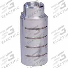 ARROW PNEUMATICS Muffler: 1 in NPT, 1 5/8 in Hex Size, Stainless Steel, 155 dB NRR (MPN ASQF - 8F). Key specifications — attr124412: ARROW PNEUMATICS; attr124418: Aluminum; attr124422: Stainless Steel.