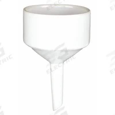 APPROVED VENDOR Buchner Funnel: Porcelain, 200 mL, 76 mm, 13.23 mm, 57.84 mm Stem Lg - Buchner Funnels