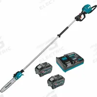 MAKITA Battery-Powered Pole Saw: 10 in Blade Lg, 8 ft to 8 1/8 ft Reach, 5.0 Ah, 40 V (MPN GAU01T). Key specifications — attr977593: Pole Saw; attr988039: GAU01T; attr977546: 5.0 Ah; attr1030094: No.