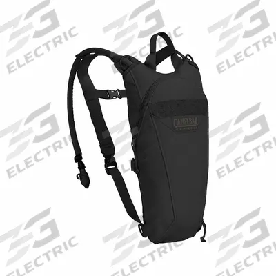 CAMELBAK Hydration Pack: Black, 3 L Fluid Capacity, 18 7/8 in Overall Lg - Standard Hydration Packs