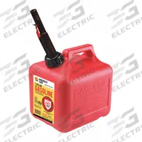FLAME SHIELD Gas Can: 2 gal Capacity, Gasoline, HDPE, Red (MPN 2310). Key specifications — Brand: FLAME SHIELD; Compatible Fuel: Gasoline.