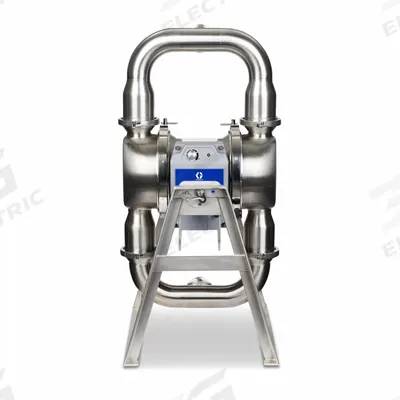 GRACO Electric Diaphragm Pump: Stainless Steel Body, Three Phase, 380-480V AC - FDA-Compliant EODD Pumps