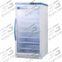 Controlled Room Temperature Cabinet: 115V AC, 68°F to 77°F, 23 3/8 in Overall Wd, 50 in Overall Ht (MPN ARG8PV-CRT). Key specifications — Brand: ACCUCOLD; Voltage: 115V AC; Includes: (2) Keys; Door Hinge: Right Hinge.