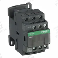 SCHNEIDER IEC Magnetic Contactor: Non-Reversing, 3 Poles, 3NO Contacts, 12 A, 208V AC Coil (MPN LC1D12LE7). Key specifications — Brand: SCHNEIDER; Integrated Surge Suppression: No.