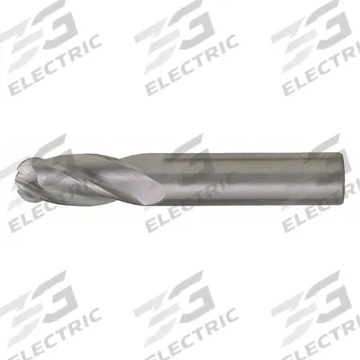 CLEVELAND Ball End Mill: Carbide, 4 Flute, 1" Mill Dia, 2-1/4" LOC, 5" OAL (MPN C63578) - Carbide Ball End Mills for Aluminum