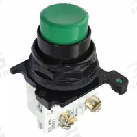 EATON Mushroom Head Push Button: Non-Illuminated, Mushroom Head Profile, Metallic, 30 mm, 1NO/1NC (MPN E34EB3-1X). Key specifications — Brand: EATON; Action: Momentary; Series: E34; Push Button Material Type: Metallic.