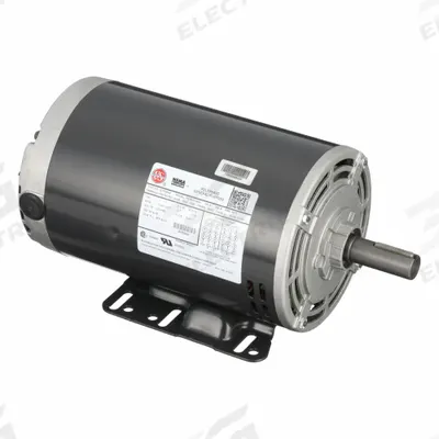 U.S. MOTORS Pump Motor: Rigid Base Mount, Open Drip Proof, 1 hp, 208-230/460V AC - Rigid Base 3-Phase General Purpose AC Motors