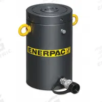 ENERPAC Hydraulic Ram: Single Acting, 150 ton Nominal Capacity, 5 in Nominal Stroke Lg, Steel (MPN HCL1504). Key specifications — attr98927: ENERPAC.