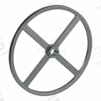 APPROVED VENDOR V-Belt Pulley: AK184, 1 Groove, 18.25 in OD, Bushed Bore, H/QT, Cast Iron, Spoked (MPN AK184H). Key specifications — Pulley Industry Number: AK184; Pitch Diameter: 17.66 in (3L); For Belt Section (broad, with similar types): 3L.