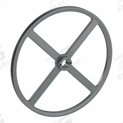 APPROVED VENDOR V-Belt Pulley: AK184, 1 Groove, 18.25 in OD, Bushed Bore - Bushed-Bore Cast-Iron V-Belt Pulleys