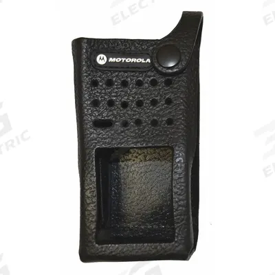 MOTOROLA Case with Fixed Belt Loop: Fits Motorola, Black, Hard Leather, Belt Loop/Cases - Motorola-Compatible Carrying Accessories
