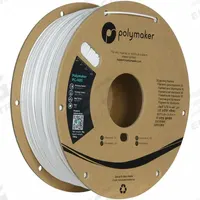 POLYMAKER 3D Printing Filament: PC/ABS, 1.75 mm, 1 kg, White (MPN PC04002). Key specifications — Color: White; Spool Weight: 1.00 kg.