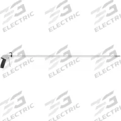 GUARDAIR Air Gun: Pistol-Grip Grip, Aluminum, 3/8 in Female NPT, 1 Nozzle(s), Straight, Focused (MPN U75LJ060AA3). Key specifications — attr1328526: Aluminum; attr1328500: Extension and Nozzle; attr1328508: GUARDAIR; attr1328515: No; attr1328533: Yes.