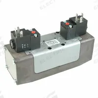 AVENTICS Solenoid Air Control Valve: Series CERAM, Double Solenoid, Five-Way / Two-Position, Detent (MPN R432006265). Key specifications — attr1076671: Internal Pilot; attr1076694: Detent; attr1076684: Non-Locking; attr1076708: 110 to 120V AC.
