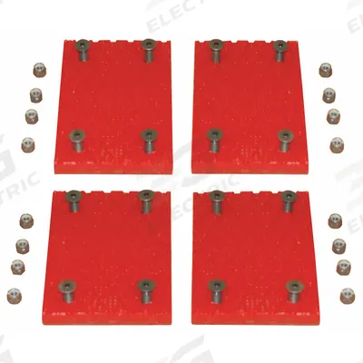 CALDWELL Lifting Pads: Lifting Pads, Barrier Grabs, Polyurethane, 18 in Overall Lg - Barrier Grab Accessories