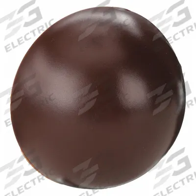 APPROVED VENDOR Convex Door Stop: Wall - Mounted, 2 1/4 in Lg, 2 1/4 in Wd, 2 1/4 in Overall Ht - Standard Door Stops