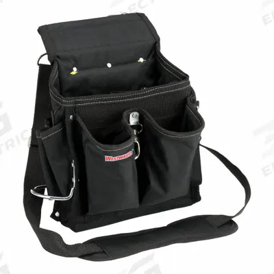 WESTWARD Tool Pouch: For 2 3/4 in Belt Wd - Max, 20 Pockets - Polyester Tool Pouches