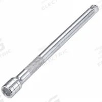 WESTWARD Socket Extension: 1/2 in Input Drive Size, 1/2 in Output Drive Size, 10 in Overall Lg (MPN 54PR10). Key specifications — attr1204978: Not Insulated; attr1204980: Locking Not Included; attr1204984: WESTWARD; attr1204970: Chrome.