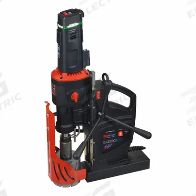 STEELMAX Drill Press: 58 RPM – 520 RPM, Electric Magnet, 10 in Drill Travel, 115V AC - Standard Magnetic Drill Presses