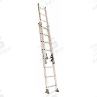 LOUISVILLE LADDER Extension Ladder: 16 ft Ladder Size, Aluminum, 300 lb Load Capacity, 30 lb Wt (MPN AE2216). Key specifications — Color: Silver; Brand: LOUISVILLE LADDER; Removable Fly: Fixed.