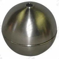 NAUGATUCK Tubed Float Ball: Float Ball, 1/2 in, 1/2 in Thread Size, Through Tube, Cylindrical (MPN GRT45S421A). Key specifications — Brand: NAUGATUCK.