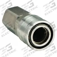 SPEEDAIRE Quick Connect Hose Coupling: 1/4 in Body Size, 3/8 in Hose Fitting Size, Push-to-Connect (MPN 30E571). Key specifications — Brand: SPEEDAIRE; Includes Valve: Yes; Thread Size: 3/8"-18; Coupling Locking Type: Push-to-Connect.