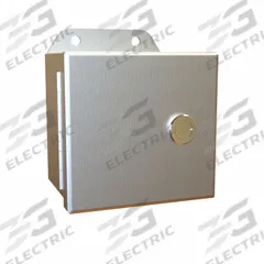 HAMMOND Electrical Enclosure: Aluminum, 4 in x 4 in x 3 in, NEMA 12/13/3R/4/4X, w/Panel, Solid Cover (MPN EJ443AL). Key specifications — Brand: HAMMOND; Closure Method: Latches; Enclosure Material: Aluminum; Knockouts: Not Included; Includes Inner Panel: with Inner Panel Included.