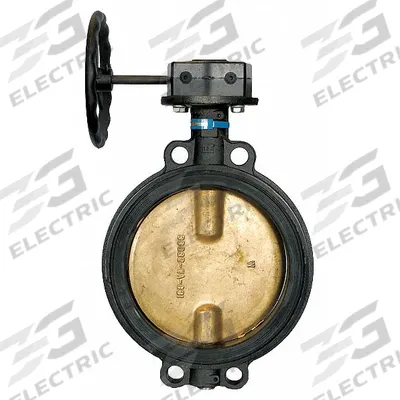 MILWAUKEE VALVE Butterfly Valve: 8 in Pipe Size, Concentric, 250 psi Max. Pressure (CWP) - Ductile Iron General-Service Butterfly Valves