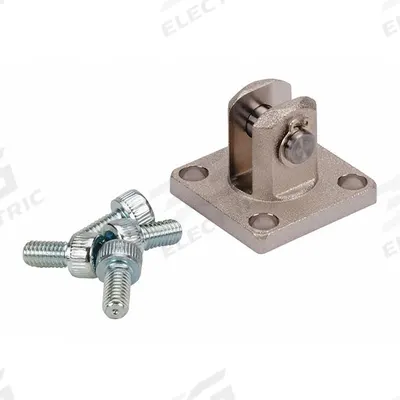 SMC Double Clevis: Clevis, Fits 80 mm Bore Dia, CQ-D080 - Clevis Mounting Hardware