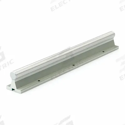 PBC LINEAR Linear Metric Shaft Assembly: 50 mm Shaft Dia, 400 mm Lg - Linear Support Rail & Shaft Assemblies
