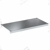 NEW AGE INDUSTRIAL Shelf: 36 in x 18 in, Solid Shelf, 400 lb Shelf Capacity, 18 ga, Unfinished (MPN 1836S). Key specifications — Color: Silver; Brand: NEW AGE INDUSTRIAL.
