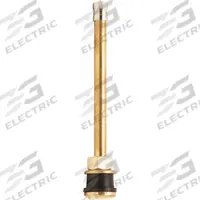 HALTEC Truck/Bus Tire Valve: Tire Valve, Clamp-In, 180° Valve Stem Angle, Straight, Buses/Trucks (MPN TV-573A-25). Key specifications — Valve Type: Clamp-In; Thread Size: 0.305-32; Valve Shape: Straight; Color: Brass; Product Type: Tire Valve; Compatible Vehicle Type: Buses; Material: Metal; Brand: HALTEC.