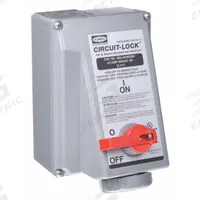 HUBBELL Mechanical Interlock: 600V AC, Three Phase, 20 A, 3 Pole, 4 Wire (MPN HBL420MI5W). Key specifications — Brand: HUBBELL; Reverse Service: No.