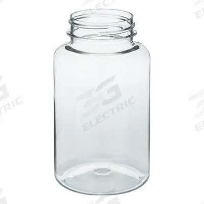 QORPAK Wide Mouth Bottle: PET, 250 mL, 8 fl oz, Colorless, 45-400, No Closure - PET Wide Mouth Round Lab Bottles