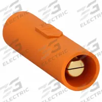 Gender Reversing Connector: Male-Male, Orange, 600V AC/600V DC, 400 A, 16 Series (MPN HBLDMO). Key specifications — Brand: HUBBELL.