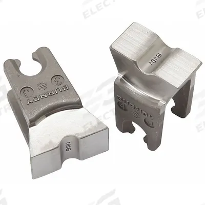 BURNDY Upper and Lower Crimping Die: 6 AWG Aluminum, YA-A/YS-A, 1 Sizes - Burndy Replacement Crimping Dies