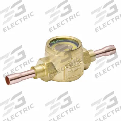 MUELLER Sight Glass: Sweat, Brass, 6 11/16 in Lg - Sweat Connection Sight Glasses
