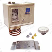 Freezer Control: Temp Control, -15°F to 40°F, SPST, Opens on Rise, Normally Closed, Air Coil (MPN o10-1072). Key specifications — Manufacturer Part Number: o10-1072; Voltage: 120V AC; Brand: RANCO; Capillary Type: Air Coil.